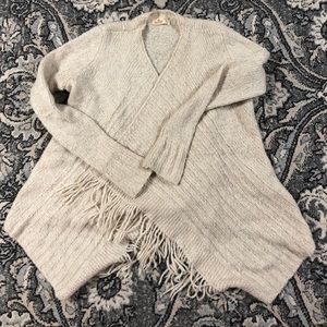 Beige Cardigan Sweater